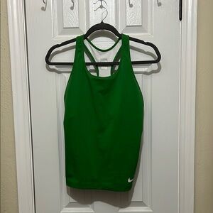 Nike Pro Emerald Green Racer Back Tank